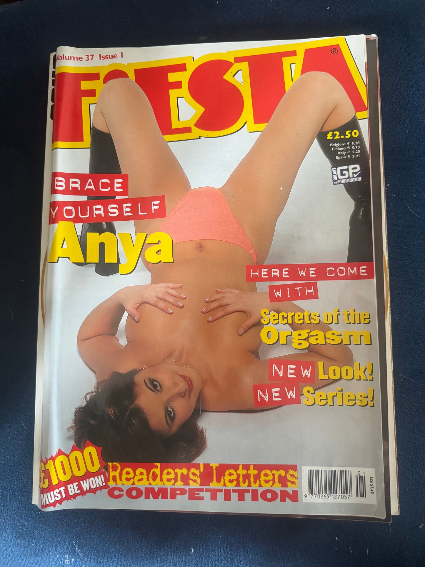 Vintage Fiesta Magazine Volume 37 Issue 1 00s Adult Pornographic Magazine