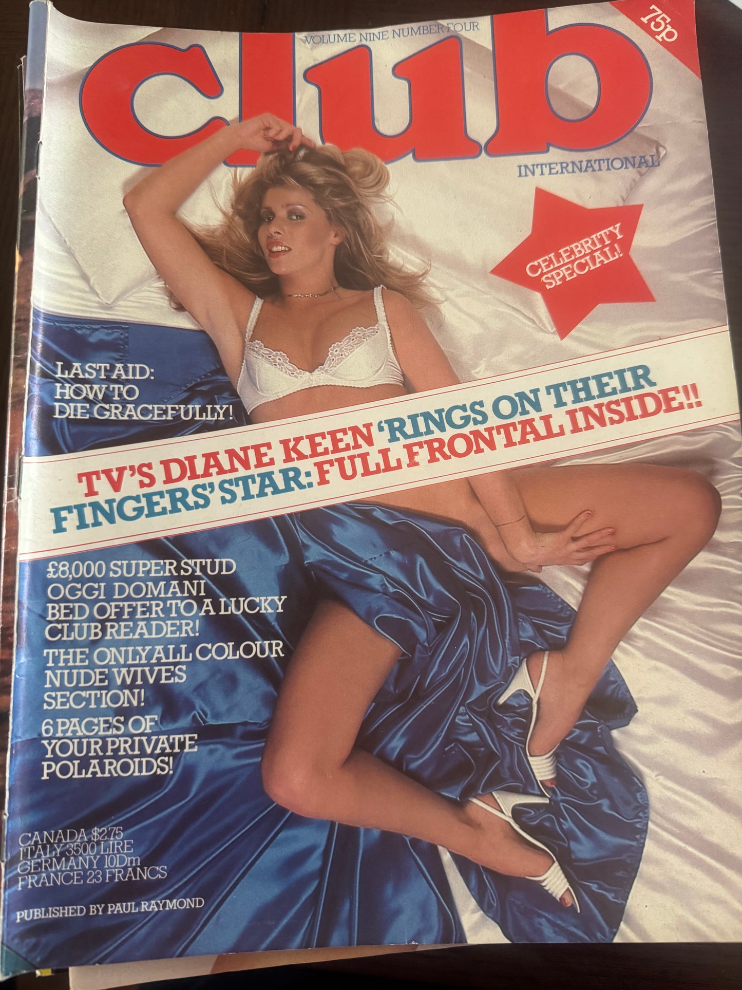 Vintage Club International Magazine Volume 14 Number 3 Big Boobs Bonus 80s Adult Pornographic Magazine