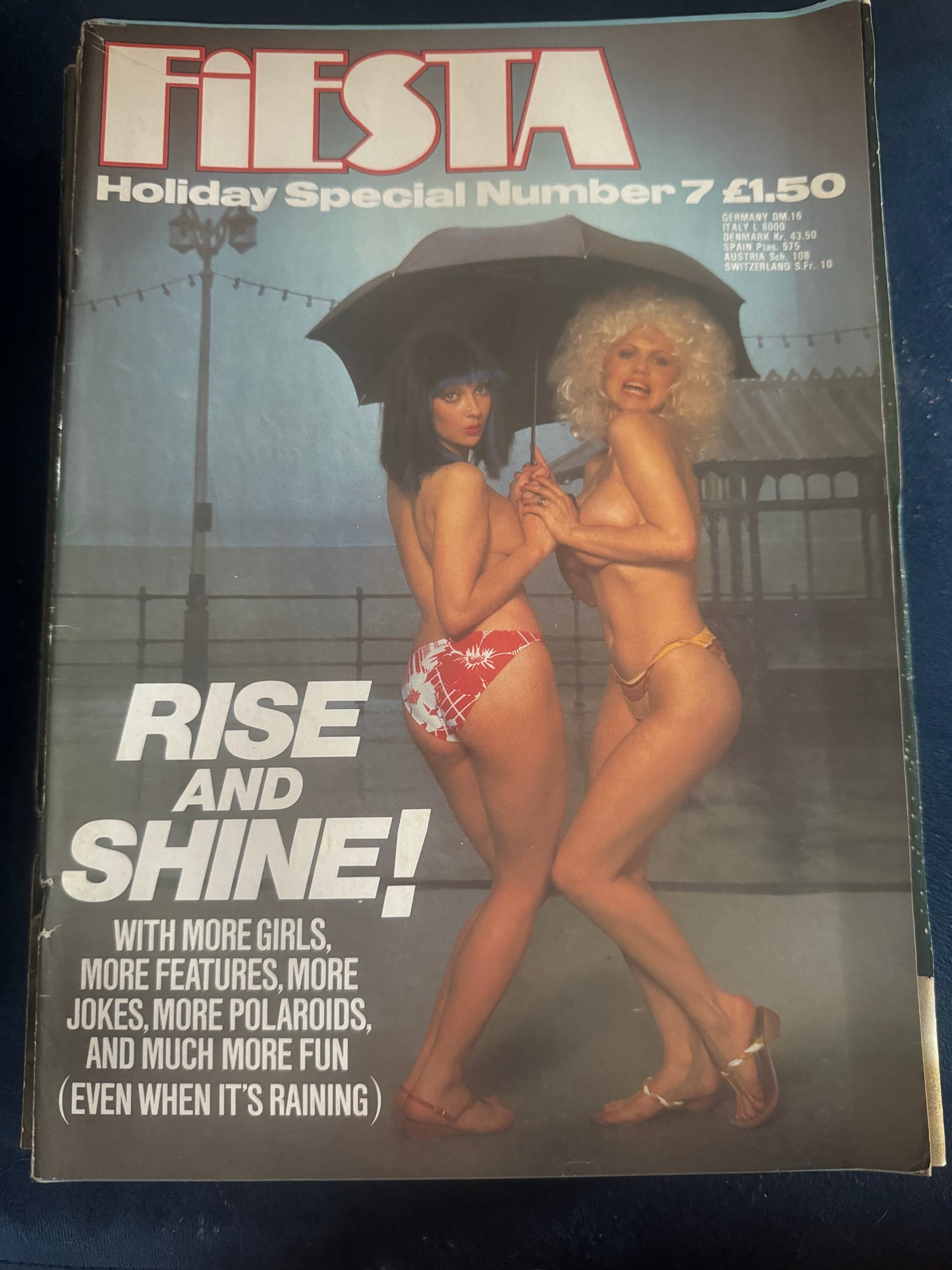 Vintage Fiesta Magazine Holiday Special Number 7 Rise and Shine 80s Adult Pornographic Magazine