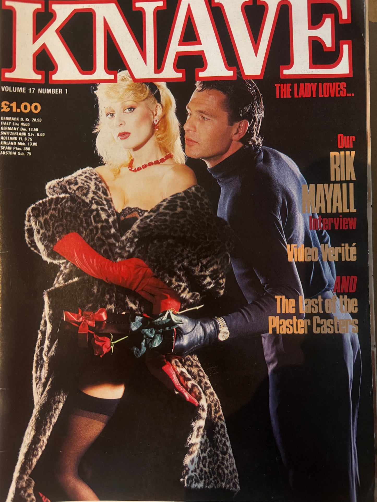 Vintage Knave Magazine Volume 17 Number 9 80s Adult Pornographic Magazine