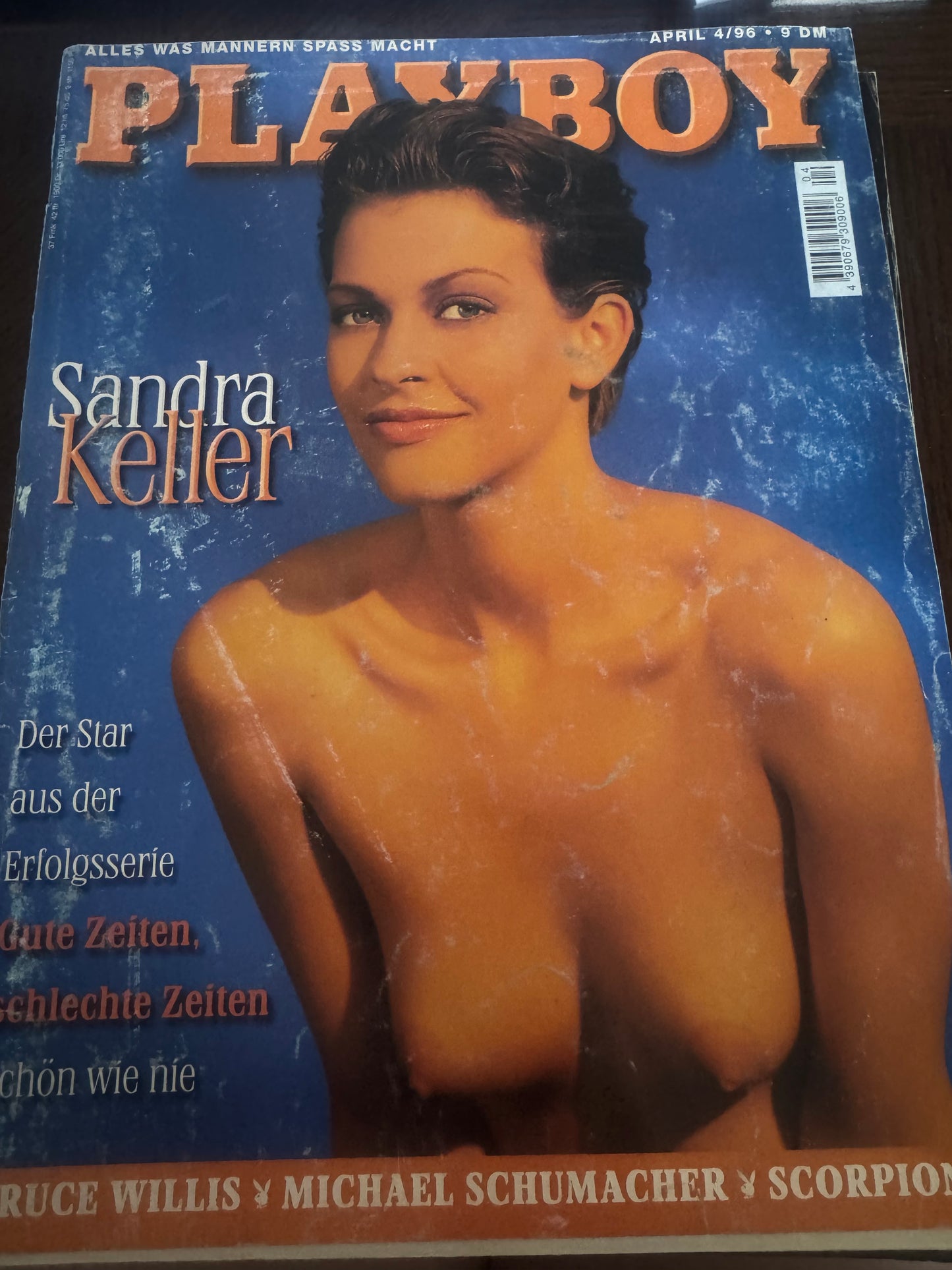 Vintage Playboy Magazine April 1996 90s Adult Pornographic Magazine German Edition
