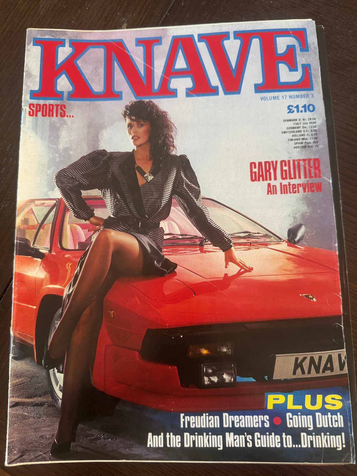 Vintage Knave Sports Volume 17 Number 3 80s Adult Pornographic Magazine