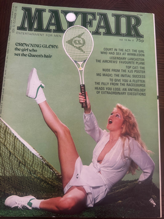 Vintage Mayfair Adult Magazine Vol 16 No 6 Nina Pickersgill 1981  80s Adult Pornographic Magazine