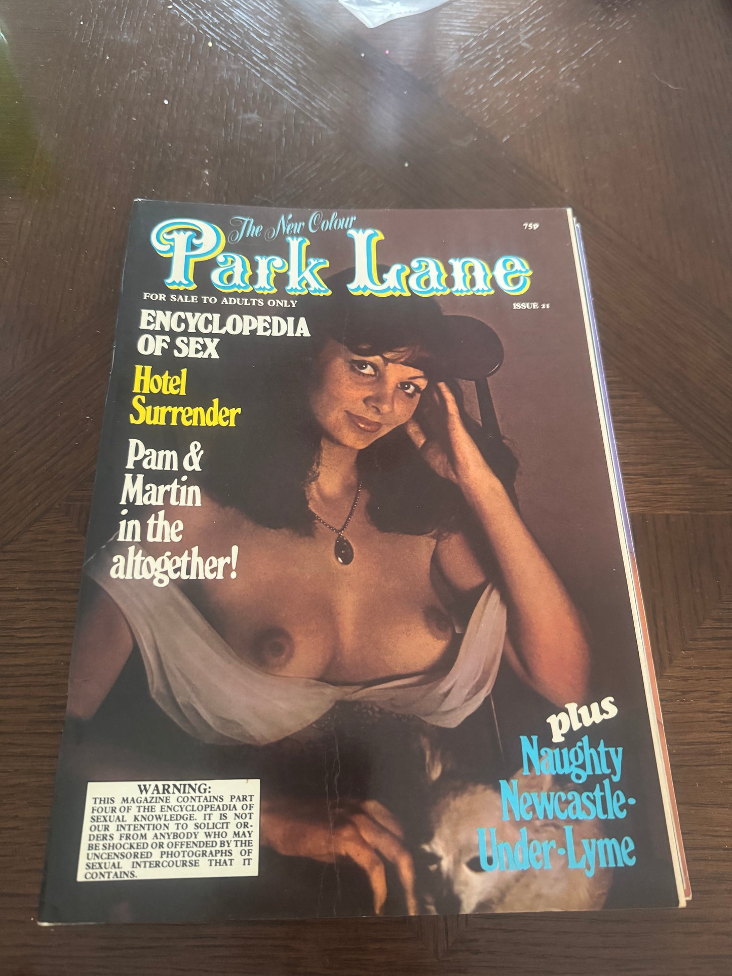 Vintage Park Lane Magazine No 21 70s Adult Pornographic Magazine