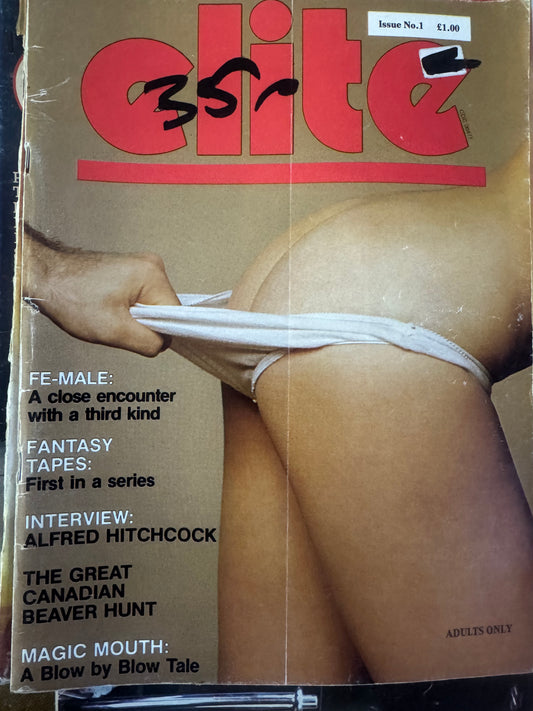 Vintage Elite Magazine Volume 4 Number 9 Fantasy Tapes 1978 70s Adult Pornographic Magazine
